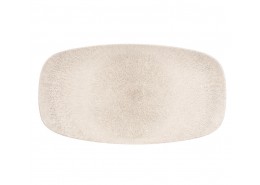Raku Agate Grey Chefs' Oblong Plate