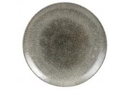 Raku Quartz Black Coupe Plate