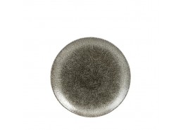 Raku Quartz Black Coupe Plate