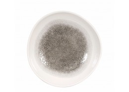 Raku Quartz Black Organic Round Bowl