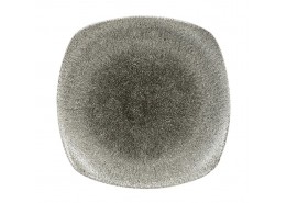 Raku Quartz Black Square Plate