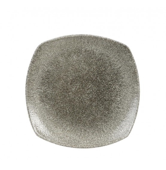 Raku Quartz Black Square Plate