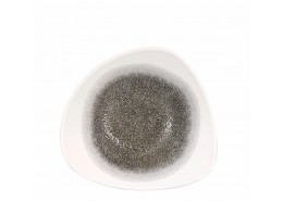 Raku Quartz Black Triangle Bowl