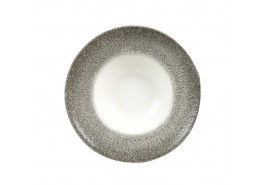 Raku Quartz Black Wide Rim Bowl