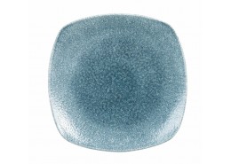 Raku Topaz Blue Square Plate