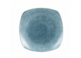 Raku Topaz Blue Square Plate