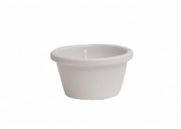 White Melamine Smooth Ramekin