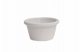 White Melamine Smooth Ramekin