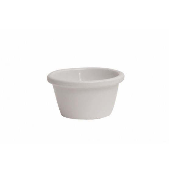 White Melamine Smooth Ramekin