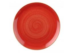 Stonecast Berry Red Coupe Plate