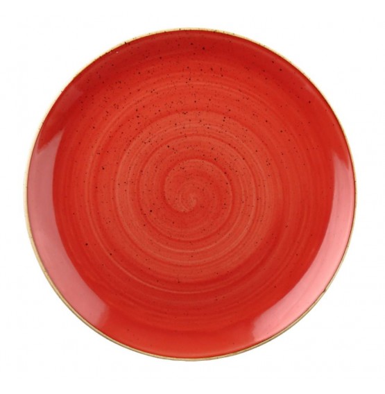 Stonecast Berry Red Coupe Plate