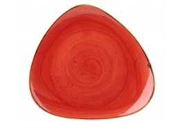 Stonecast Berry Red Triangle Plate
