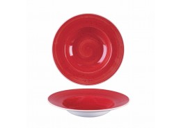 Stonecast Berry Red Wide Rim Bowl