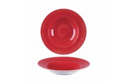 Stonecast Berry Red Wide Rim Bowl