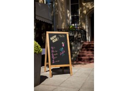 Sandwich A-Board Teak