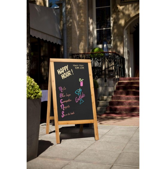 Sandwich A-Board Teak