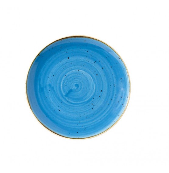 Stonecast Cornflower Blue Coupe Plate