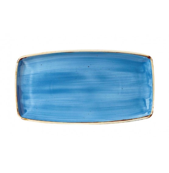 Stonecast Cornflower Blue Oblong Plate