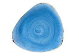 Stonecast Cornflower Blue Triangle Plate