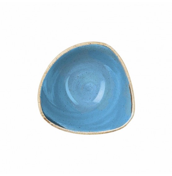 Stonecast Cornflower Blue Triangle Bowl