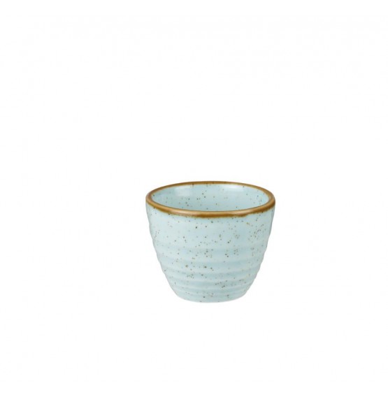 Stonecast Duck Egg Blue Ripple Dip Pot