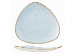 Stonecast Duck Egg Blue Triangle Plate