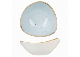 Stonecast Duck Egg Blue Triangle Bowl