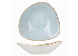 Stonecast Duck Egg Blue Triangle Bowl