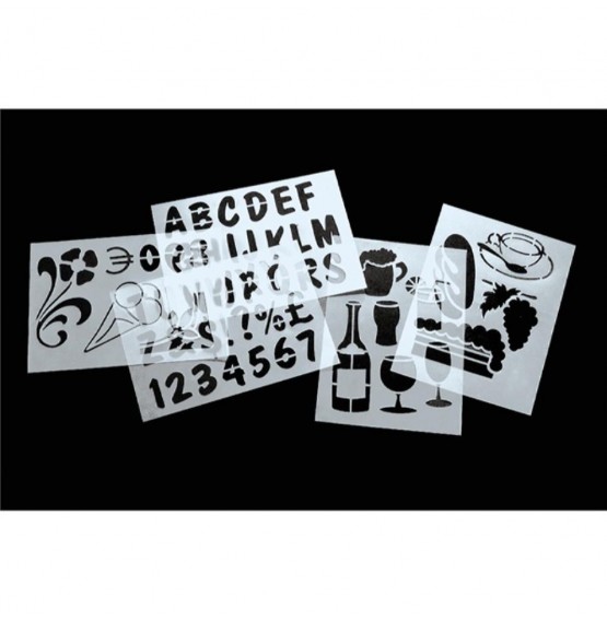 Set of 6 Stencils