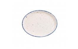 Stonecast Hints Indigo Blue Chefs' Oval Plate