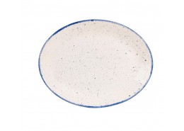 Stonecast Hints Indigo Blue Chefs' Oval Plate