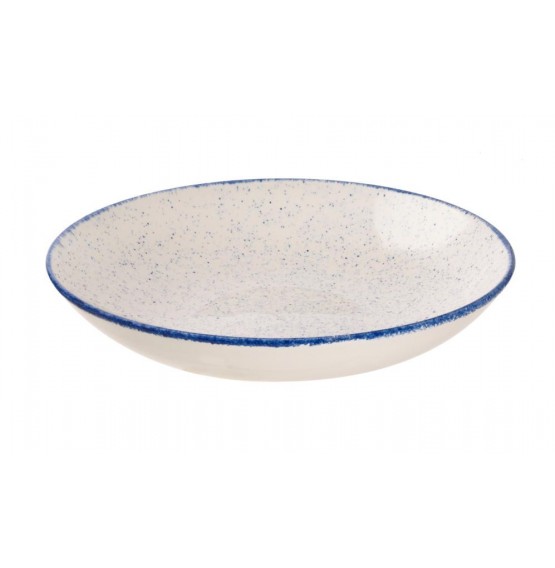 Stonecast Hints Indigo Blue Coupe Bowl