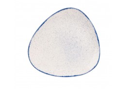 Stonecast Hints Indigo Blue Triangle Plate