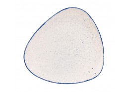 Stonecast Hints Indigo Blue Triangle Plate