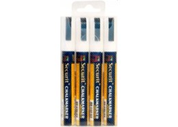 Liquid Chalk Markers 4 Pack White Medium