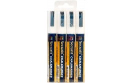 Liquid Chalk Markers 4 Pack White Medium