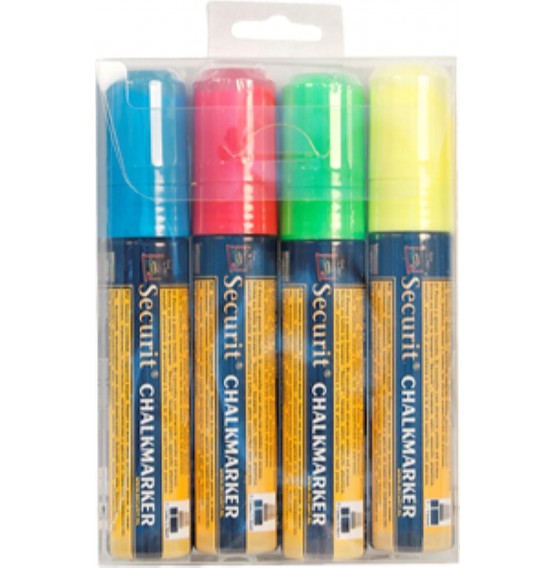 Liquid Chalk Markers 4 Colour Pack