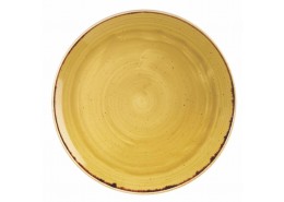 Stonecast Mustard Seed Yellow Coupe Plate