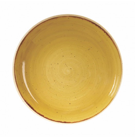 Stonecast Mustard Seed Yellow Coupe Bowl