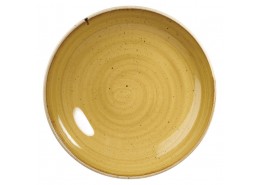 Stonecast Mustard Seed Yellow Coupe Plate