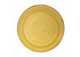 Stonecast Mustard Seed Yellow Coupe Plate
