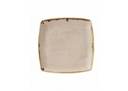 Stonecast Nutmeg Deep Square Plate