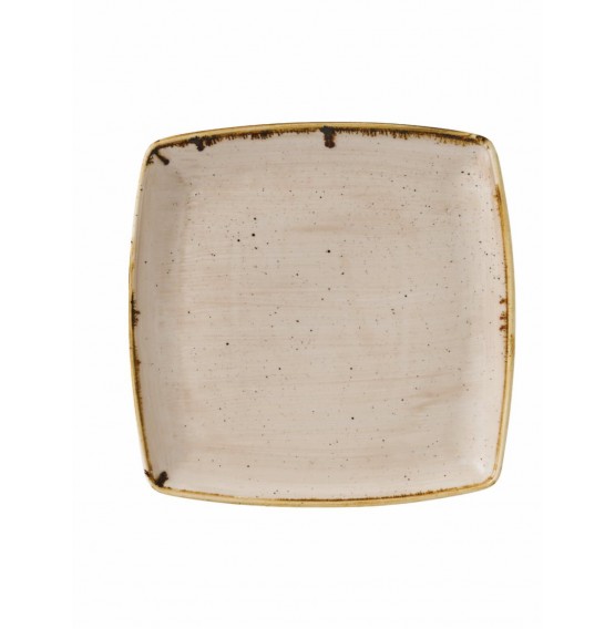 Stonecast Nutmeg Deep Square Plate