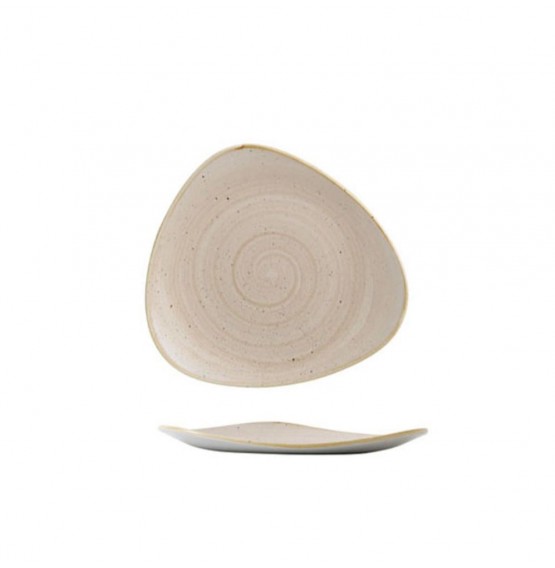 Stonecast Nutmeg Triangle Plate