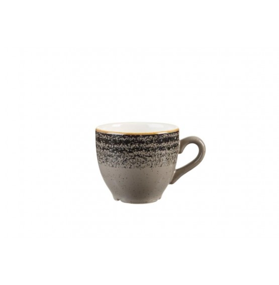 Homespun Charcoal Black Espresso Cup