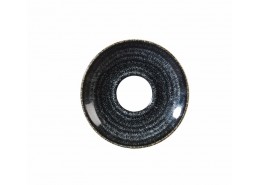 Homespun Charcoal Black Saucer