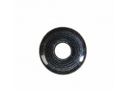 Homespun Charcoal Black Saucer