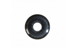 Homespun Charcoal Black Saucer