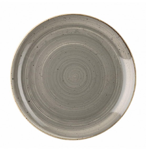 Stonecast Peppercorn Grey Coupe Plate