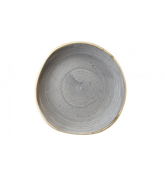 Stonecast Peppercorn Grey Organic Round Plate
